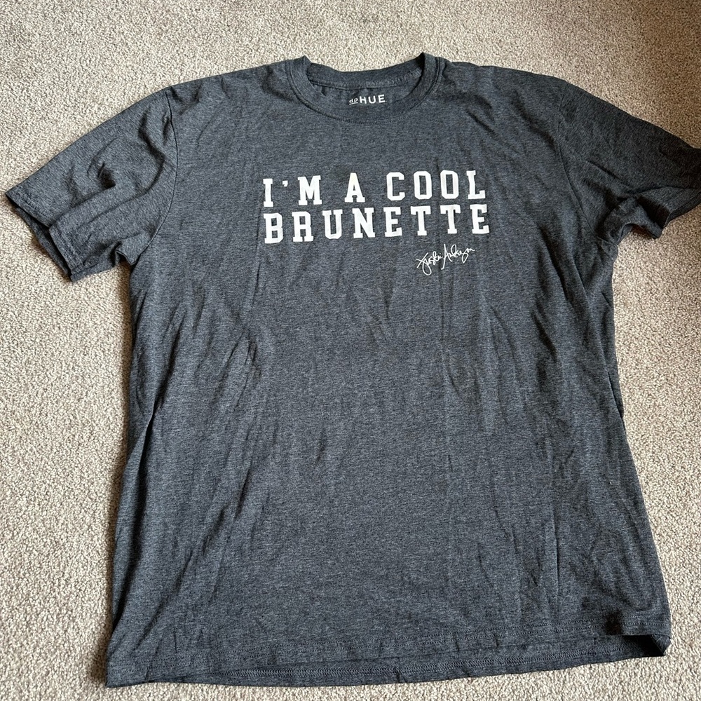 XL dpHUE Gray Graphic T-Shirt I’m a cool brunette